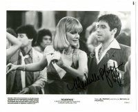 4t432 MICHELLE PFEIFFER signed 8x9.75 still '83 dancing wit Al Pacino in Brian De Palma's Scarface!