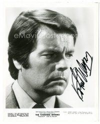 4t471 ROBERT WAGNER signed 8.25x10.25 still '74 concerned close up from The Towering Inferno!