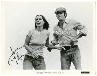 4t482 SALLY KELLERMAN signed 7.75x10.25 still '73 close up with James Caan from Slither!