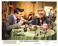 4t330 FIRST MONDAY IN OCTOBER signed 8x10 mini LC '81 by BOTH Walter Matthau AND Jill Clayburgh!
