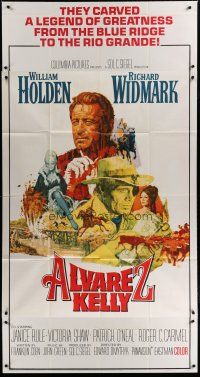 4w591 ALVAREZ KELLY 3sh '66 renegade adventurer William Holden & reckless Colonel Richard Widmark