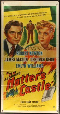 4w745 HATTER'S CASTLE 3sh '48 A.J. Cronin, art of 2 great new stars James Mason & Deborah Kerr!