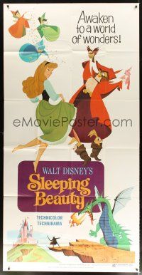 4w921 SLEEPING BEAUTY 3sh R70 Walt Disney cartoon fairy tale fantasy classic!