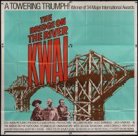 4w240 BRIDGE ON THE RIVER KWAI 6sh R72 William Holden, Alec Guinness, David Lean classic!