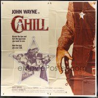 4w242 CAHILL int'l 6sh '73 great image of United States Marshall big John Wayne!