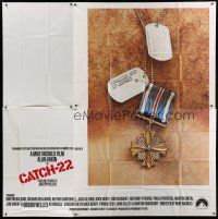 4w247 CATCH 22 int'l 6sh '70 directed by Mike Nichols, based on the novel by Joseph Heller!