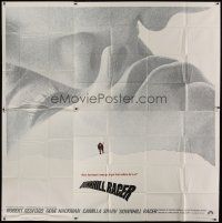 4w265 DOWNHILL RACER int'l 6sh '69 Robert Redford, Camilla Sparv, most classic skiing image!