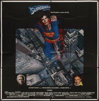 4w364 SUPERMAN 6sh '78 comic book hero Christopher Reeve, Gene Hackman, Marlon Brando
