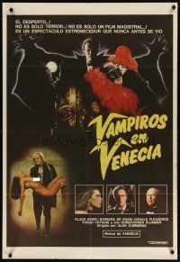 4w093 VAMPIRE IN VENICE Argentinean '89 Klaus Kinski in the title role, sexy horror images!