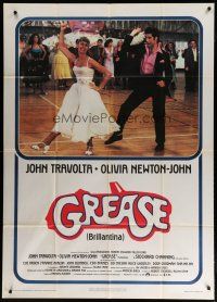 4w450 GREASE Italian 1p '78 John Travolta & Olivia Newton-John dancing in a most classic musical!