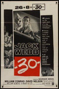 4x007 -30- 1sh '59 Dragnet's Jack Webb is the editor of a major metropolitan newspaper!