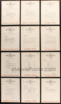 4y095 LOT OF 50 LETTERS FROM METRO-GOLDWYN-MAYER PICTURES '30s-40s sent directly to the theater!