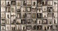4y136 LOT OF 102 4x5 WARDROBE TEST STILLS '40s-50s cool images of movie costumes worn by actors!