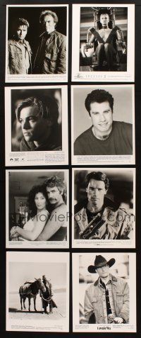 4y161 LOT OF 102 8X10 STILLS '80s-90s many great portraits of top stars + movie scenes!