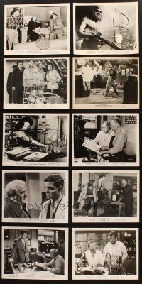4y170 LOT OF 51 8X10 STILLS FROM HORROR/SCI-FI MOVIES '50s-60s many great images!