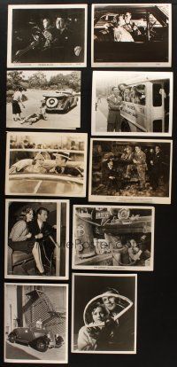 4y175 LOT OF 20 8X10 STILLS OF AUTOMOBILES '30s-50s cool images of classic cars in movies!