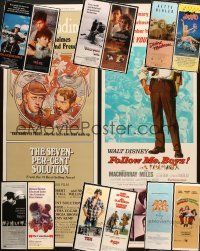 4y227 LOT OF 14 UNFOLDED INSERTS '60s-80s great images from a variety of different movies!