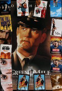 4y279 LOT OF 16 UNFOLDED DOUBLE-SIDED AND SINGLE-SIDED ONE-SHEETS '90s-00s Green Mile & more!