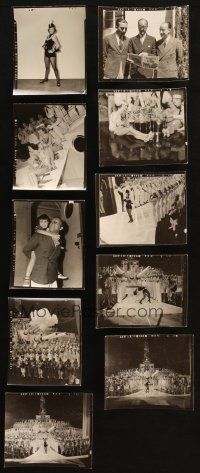4y145 LOT OF 10 4X5 STILLS FROM BORN TO DANCE '36 Eleanor Powell, cool musical production scenes!