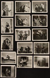 4y142 LOT OF 15 4X5 STILLS FROM DICK TRACY SERIAL EPISODES '51 great crime fighting images!