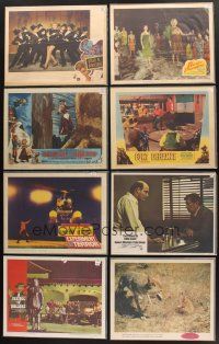 4y022 LOT OF 100 LOBBY CARDS '38 - '80 Fistful of Dollars, Queen of the Burlesque & many more!