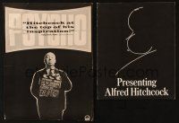 4y090 LOT OF 2 ALFRED HITCHCOCK PROGRAM AND MAGAZINE AD '60 & '74 Psycho & more!
