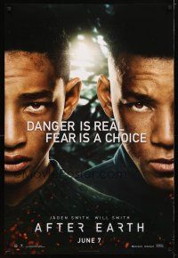 4z049 AFTER EARTH teaser DS 1sh '13 image of Will Smith & son Jaden Smith!