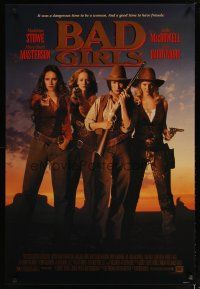 4z093 BAD GIRLS 1sh '94 cowgirls Drew Barrymore, Madeleine Stowe, Masterson & MacDowell!