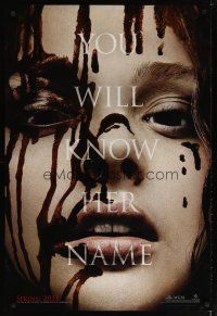 4z189 CARRIE Spring teaser DS 1sh '13 cool image of bloody Chloe Grace Moretz in the title role!