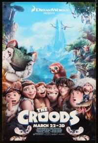 4z228 CROODS style C advance DS 1sh '13 cool image from CG prehistoric adventure comedy!