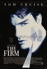 4z312 FIRM DS 1sh '93 image of Tom Cruise on the run, Sydney Pollack directed, lawyers!