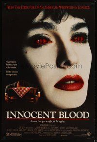 4z424 INNOCENT BLOOD DS 1sh '92 sexy vampire Anne Parillaud, directed by John Landis!