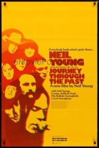 4z443 JOURNEY THROUGH THE PAST 1sh '73 Neil Young, everybody look what's goin' down