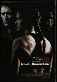 4z531 MILLION DOLLAR BABY int'l advance DS 1sh '04 Clint Eastwood, boxer Hilary Swank, Freeman!