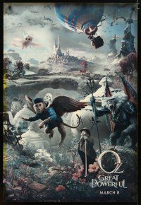 4z577 OZ: THE GREAT AND POWERFUL teaser DS 1sh '13 Sam Raimi directed adventure, flying monkey!