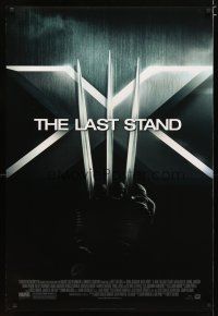 4z844 X-MEN: THE LAST STAND style C DS 1sh '06 Jackman, Stewart, Berry, Marvel Comics!