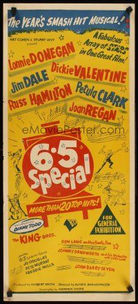 5a559 6.5 SPECIAL Aust daybill '58 English pop musical based on the TV show!