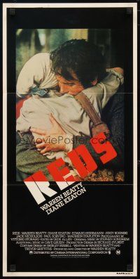 5a809 REDS Aust daybill '81 Warren Beatty as John Reed & Diane Keaton in Russia!