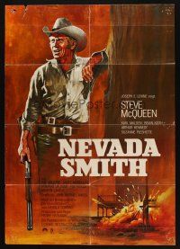 5a410 NEVADA SMITH German R70s really cool different artwork of Steve McQueen w/rifle!