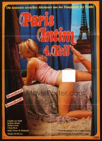 5a414 PARIS INTIM 4.TEIL German '80s image of sexy bottomless girl & Eiffel Tower!