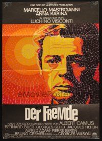 5a443 STRANGER German '68 Luchino Visconti's Lo Straniero, mosaic art of Marcello Mastroianni!