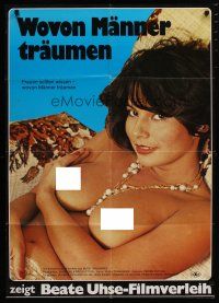 5a295 TAKE ME DOWN German 27x38 '80 Claude Bernard-Aubert, image of sexy topless girl!