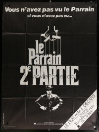 5b319 GODFATHER PART II French 1p '75 Al Pacino in Francis Ford Coppola classic crime sequel!