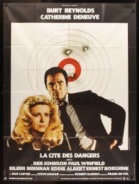 5b338 HUSTLE French 1p '76 Robert Aldrich, Burt Reynolds & sexy Catherine Deneuve by target!