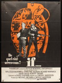 5b344 IF French 1p '69 Malcolm McDowell, different grenade image, directed by Lindsay Anderson!