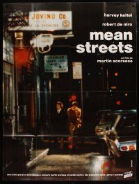 5b376 MEAN STREETS French 1p R80s Robert De Niro, Martin Scorsese, cool different image!
