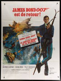 5b402 ON HER MAJESTY'S SECRET SERVICE French 1p '69 George Lazenby's only appearance as James Bond