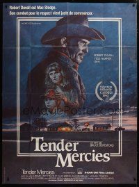 5b480 TENDER MERCIES French 1p '83 Beresford, different Bysouth art of Best Actor Robert Duvall!