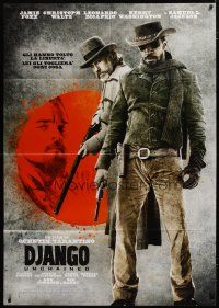 5b029 DJANGO UNCHAINED Italian 1p '13 Quentin Tarantino, Jamie Foxx, Christophe Waltz, Leo DiCaprio