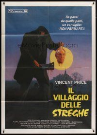5b073 OFFSPRING Italian 1p '87 different art of Vincent Price holding his own decapitated head!